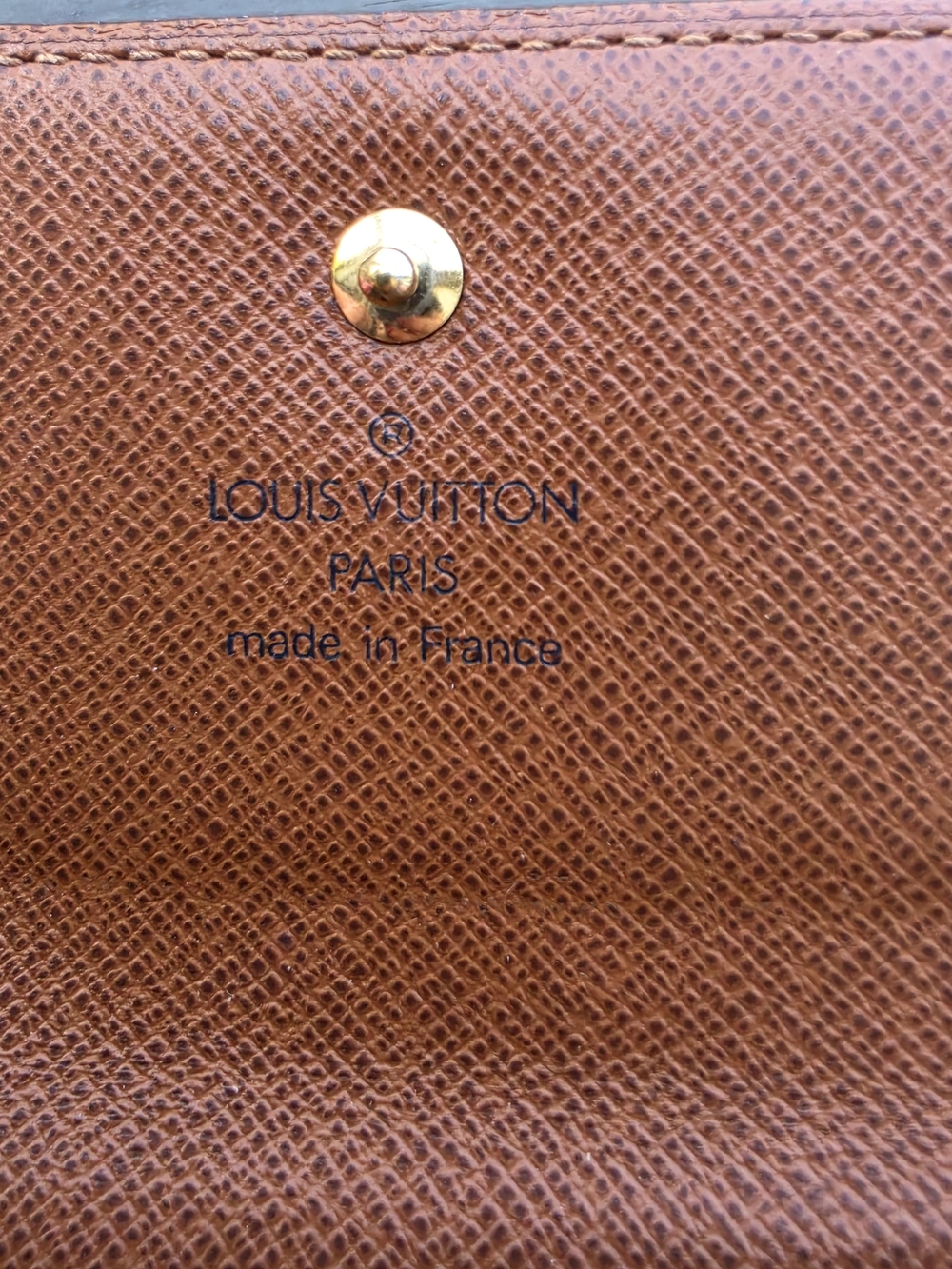 Louis Vuitton Elise Monogram Compact Wallet in Brown/Gold - Picture 7 of 9